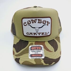 Otto Cowboy Cartel Camo Mesh Snapback Foam Trucker Hat